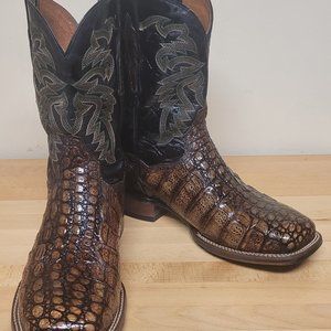 Dan Post Caimen crocodile Cowboy boots 10.5 EW